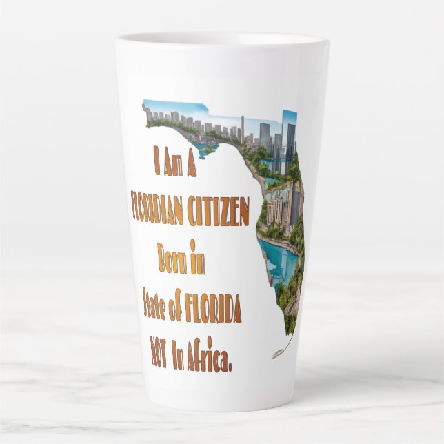 Floridian Citizen Latte Mug (Front)