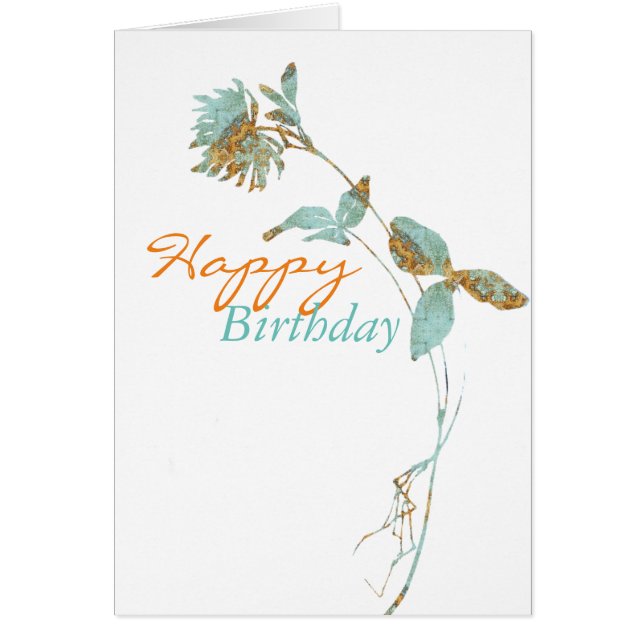 Florillas Happy Birthday Flower (Front)