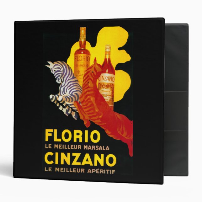 Florio Cinzano Vintage PosterEurope Binder (Front/Inside)