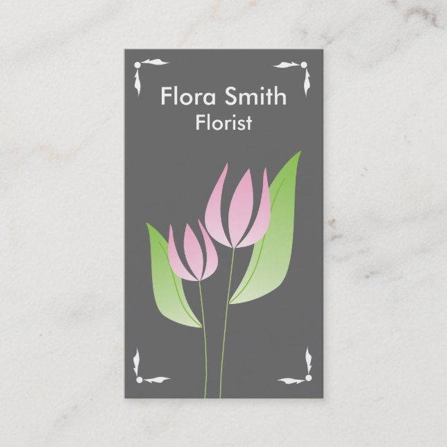 Florist Business Cards (Front)