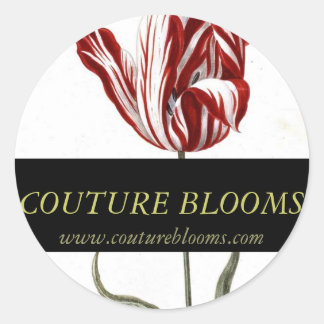 Florist Business Stickers Elegant Couture