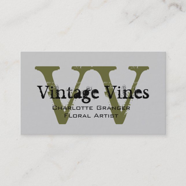 Florist Carte de visite personnalisable (Devant)