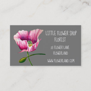 Florist Flower Shop modern simple business Busines Business Card