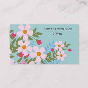 Florist Flower Shop Stylish business Card