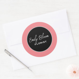 Florist, Flowers  Classic Round Sticker