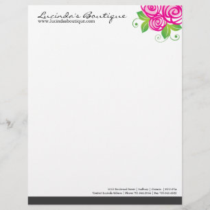Florist Letterhead