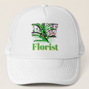 Florist Logo  Trucker Hat