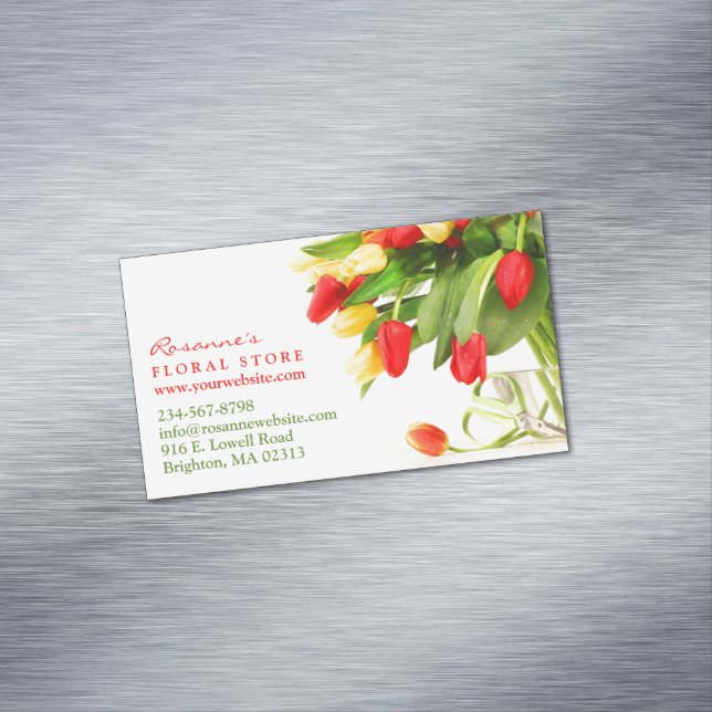 Florist Magnetic Business Card (In Situ)