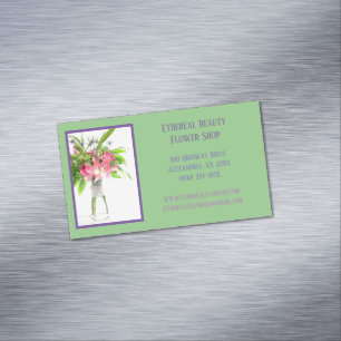 Florist Magnetic Business Card