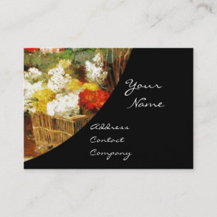 FLORIST MAKING A BOUQUET WITH COLORFUL FLOWERS BUSINESS CARD