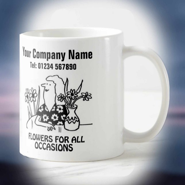 Florist or Flower Shop Cartoon Mug (Creator Uploaded)
