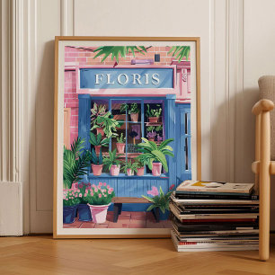 Florist Print Flower Shop Print Flower Market Post
