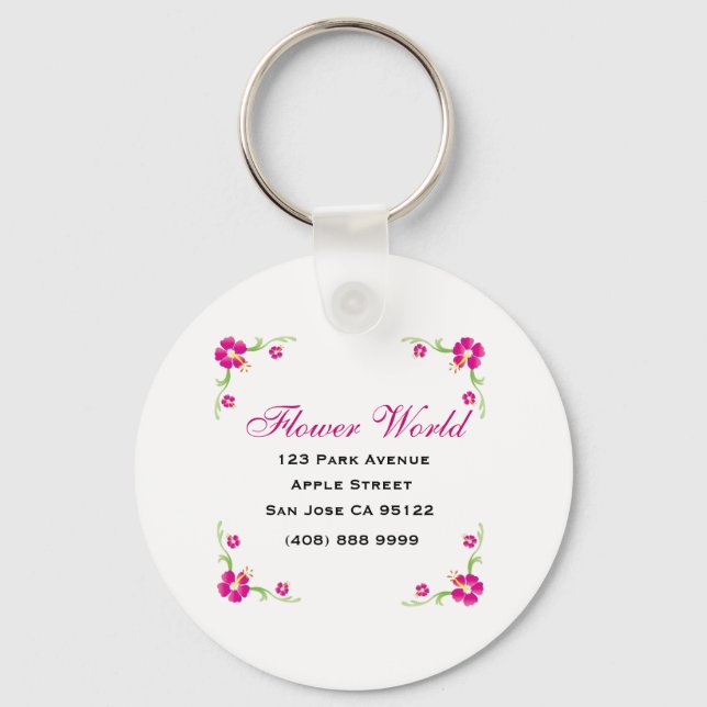 Florist_Promotion (Keychain) Keychain (Front)