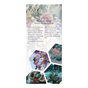 Florist Services Information Custom Photo Rack Card