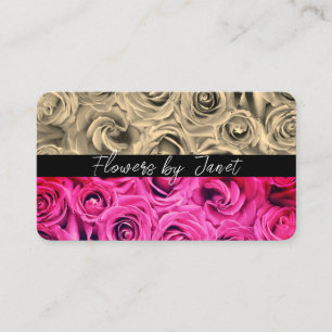 Florist Small Business Roses Flowers Floral Card