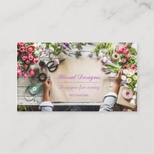 Floristry Store. Business Card