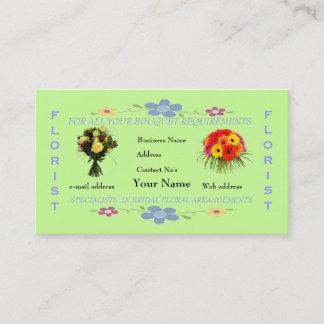 Florists Business Card