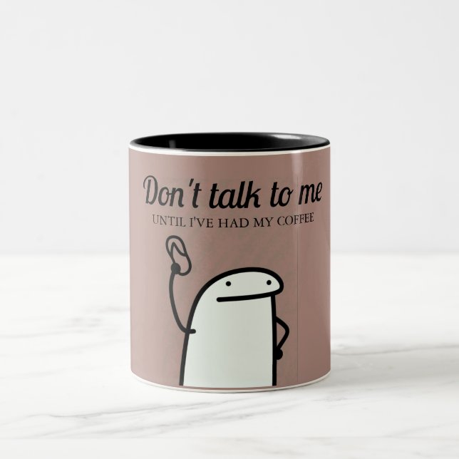 Flork Meme Ne me parle pas | Mug drôle (Centre)