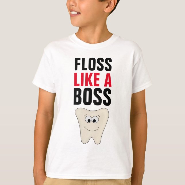 Floss Kids'  HanesTAGLESS® T-Shirt (Front)