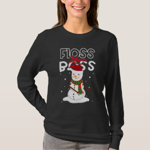 Floss Like a Boss Snowman Flossing Christmas 1 T-Shirt