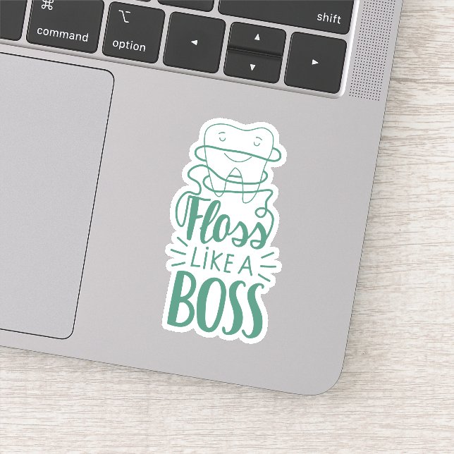 Floss Like A Boss Sticker (Detail)