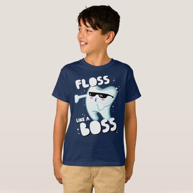 Floss Like A Boss T-Shirt (Front Full)