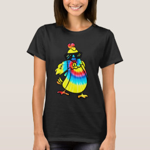 Floss Like A Boss Tie Dye Chicken Flossing T-Shirt