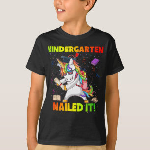Flossing Unicorn Kindergarten Graduation Gift for  T-Shirt