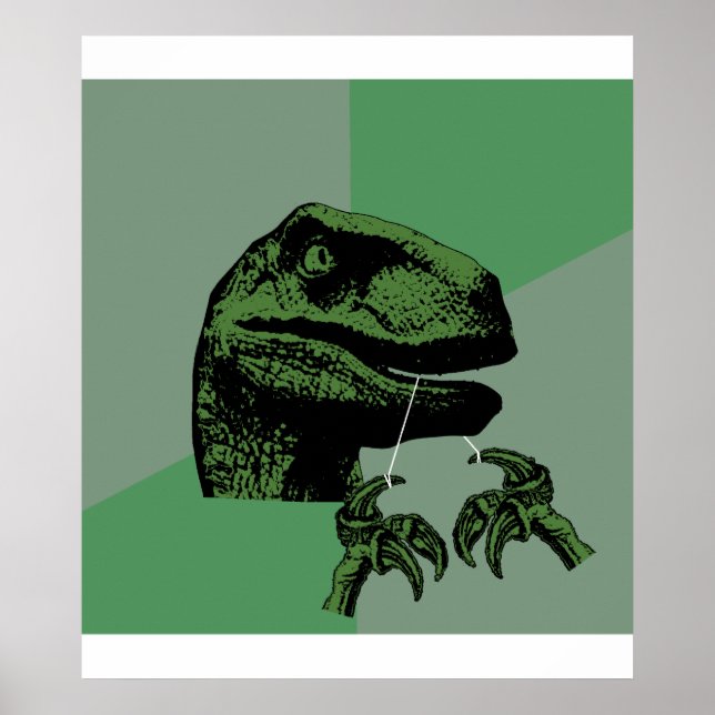 Flossoraptor Philosoraptor Poster (Front)