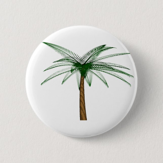 Flotsam Palm 2 Inch Round Button (Front)