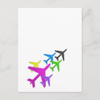 flotte d'avion cadeaux pour les enfants AEROPLANE Postcard