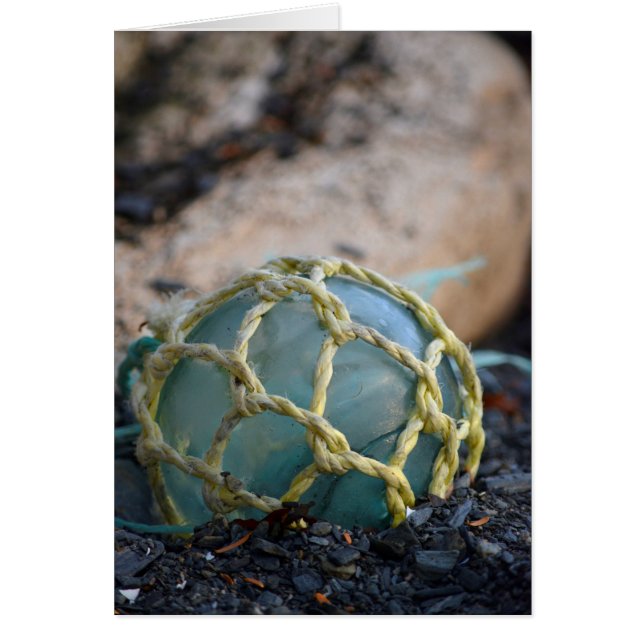 Flotte de pêche au verre, verticale (Devant)