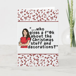 FLOTUS Melania Trump Funny Carte de Noël pliée