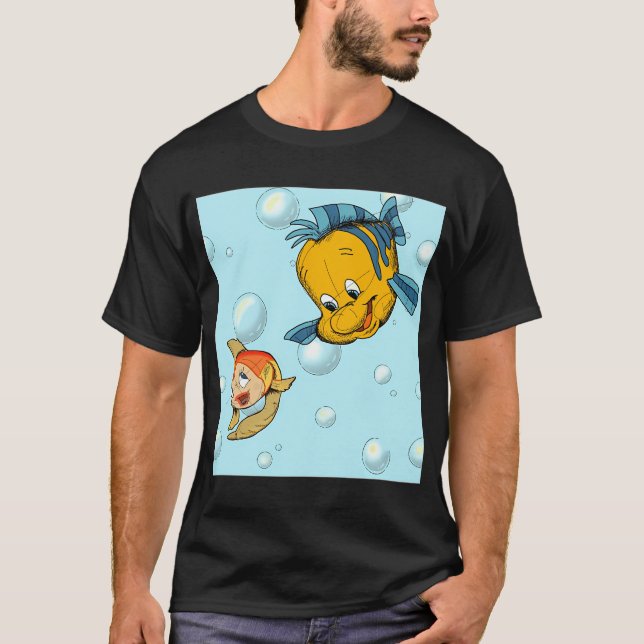flounder and Cleo T-Shirt (Front)