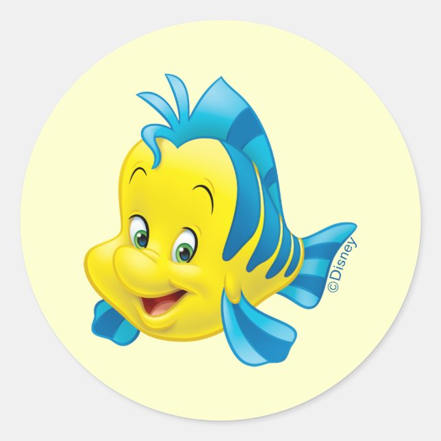 Flounder Classic Round Sticker (Front)