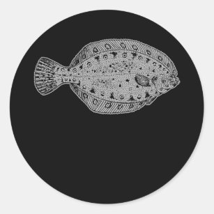 Flounder Fishing Stickers for Sale