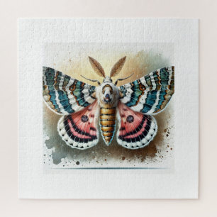 Flour moth 180924IREF228 - Watercolor Jigsaw Puzzle