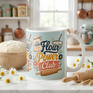 Flour Power Cottage Baking Club Coffee Mug