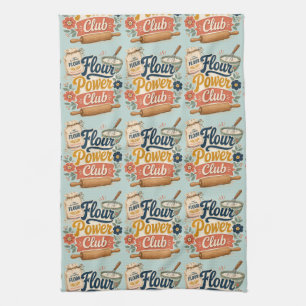 Flour Power Cottage Baking Club Kitchen Towel