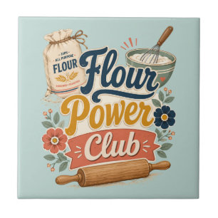 Flour Power Cottage Baking Club Tile