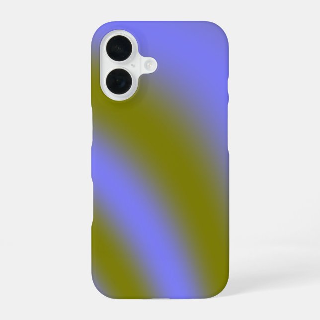 Flourescent Clouds iPhone 16 Case (Back)