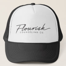 Flourish conseillant le casquette de camionneur de