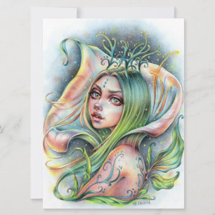 Flourish Fae Flower Fairy Princess Art Card