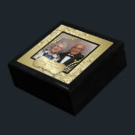 Flourish Gold Black 50th Wedding Anniversary Photo Gift Box<br><div class="desc">A Digitalbcon Images Design featuring a gold and black colour and flourish design theme with a variety of custom images, shapes, patterns, styles and fonts in this one-of-a-kind "Flourish Gold 50th Wedding Anniversary" Photo Gift Box. This elegant and attractive design comes complete with customizable text lettering and photo insert to...</div>