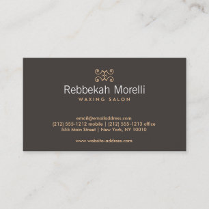 FLOURISH MAROCAIN dans le carte de visite de
