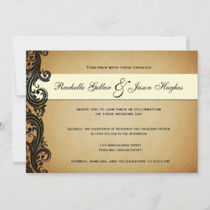 Flourish Wedding Invitation