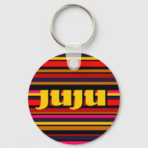 Flourished Stripe Keychain