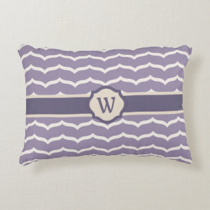 Flourished Zigzag Accent Pillow