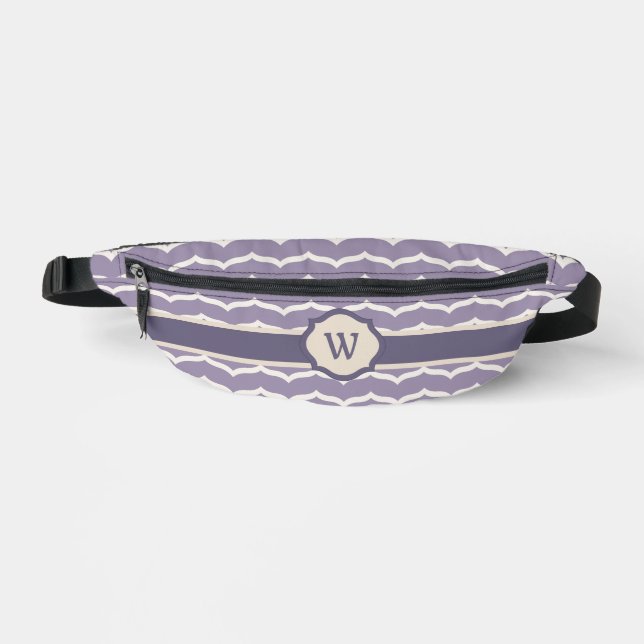 Flourished Zigzag Fanny Pack (Front)