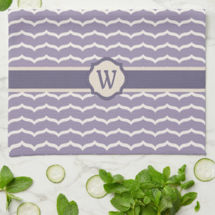 Flourished Zigzag Kitchen Towel